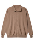 Boucle Knitted Mocha Shirt