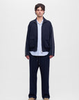Navy Tailored Lounge Jacket