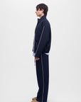 Navy Tailored Lounge Jacket