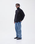 Destroyed Black Turtleneck
