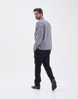 Striped Gray L.F. Shirt