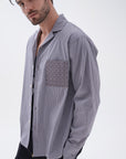 Striped Gray L.F. Shirt