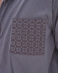 Striped Gray L.F. Shirt
