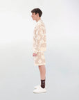 Monogram Knitted Creme Cardigan