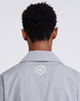 Patched Workwear Gray Jacket