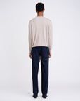 Fine Merino Beige Crewneck