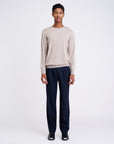Fine Merino Beige Crewneck