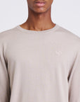 Fine Merino Beige Crewneck