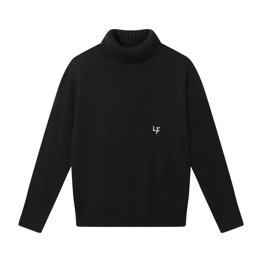 Signature Black Turtleneck