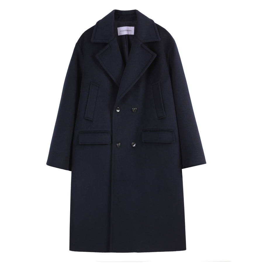 Structured Overcoat Midnight