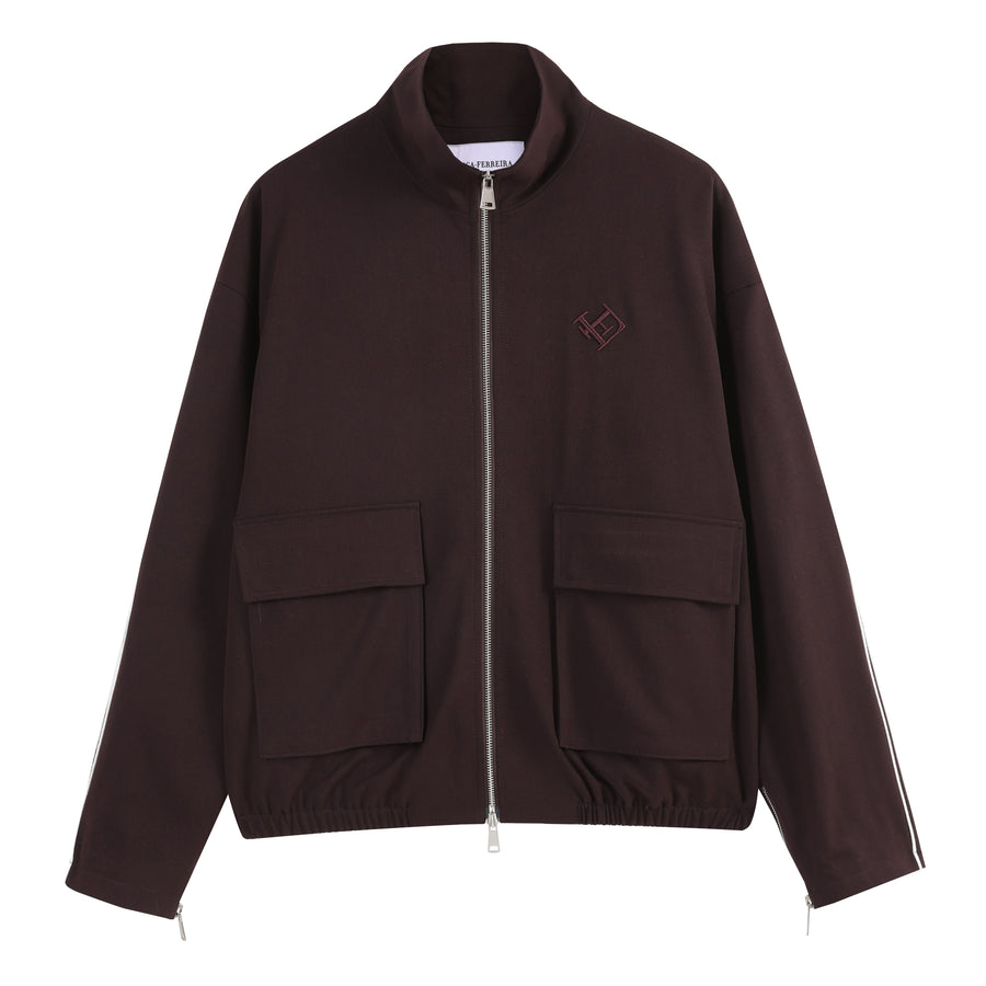 Aubergine Tailored Lounge Jacket