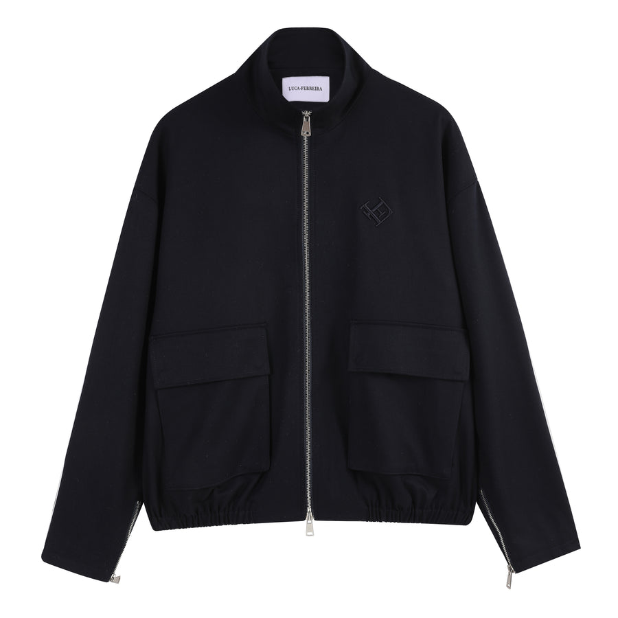 Navy Tailored Lounge Jacket