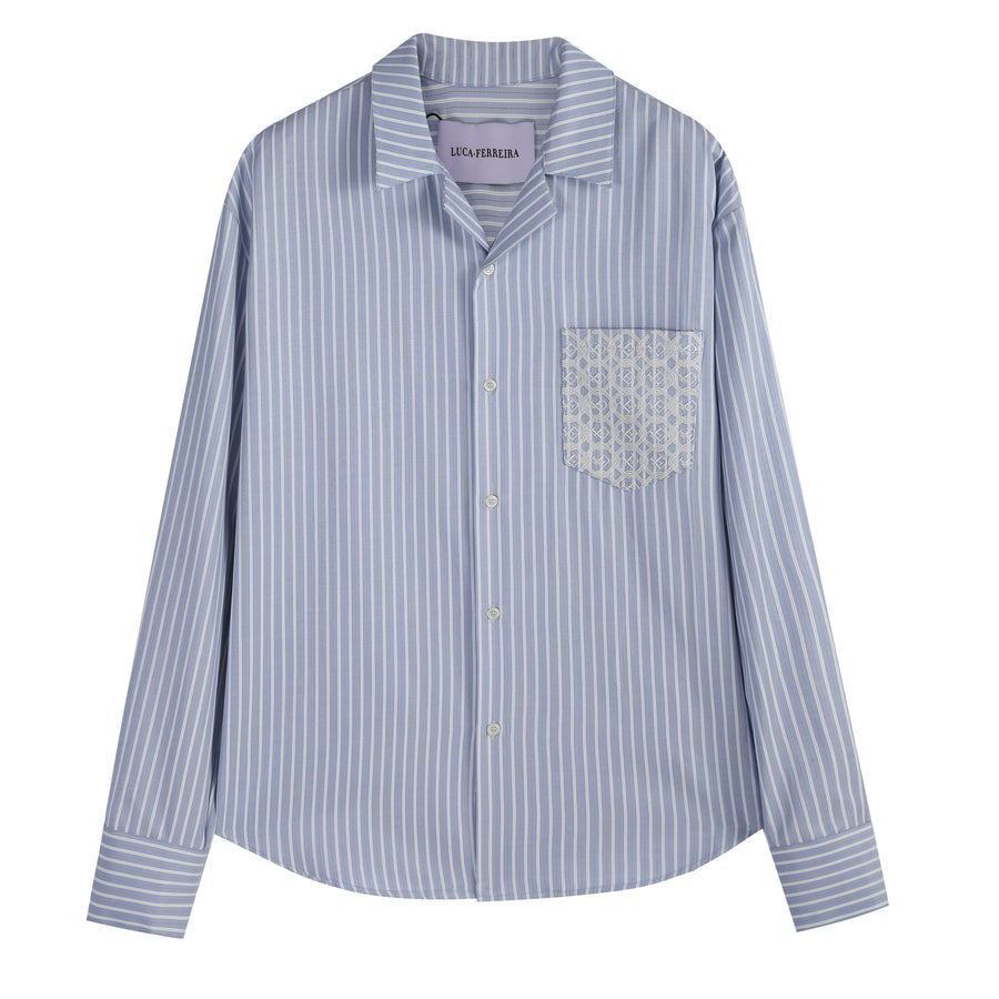 Striped Lightblue Shirt