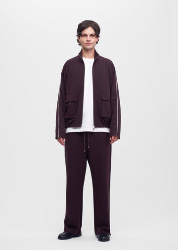 Aubergine Tailored Lounge Jacket