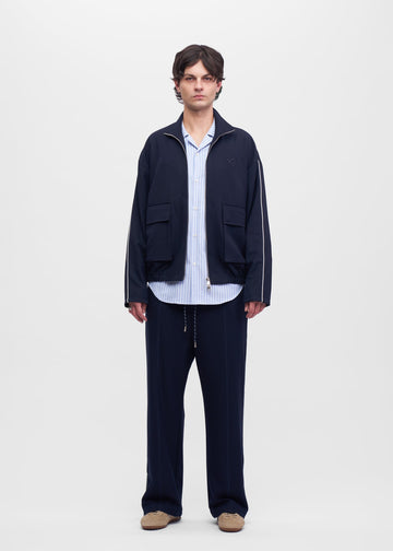 Navy Tailored Lounge Jacket