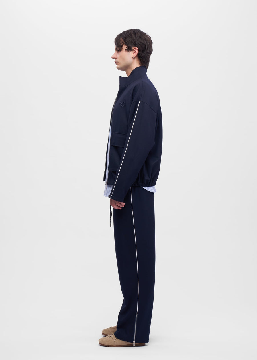 Navy Tailored Lounge Jacket