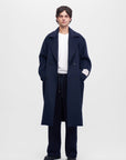 Structured Overcoat Midnight