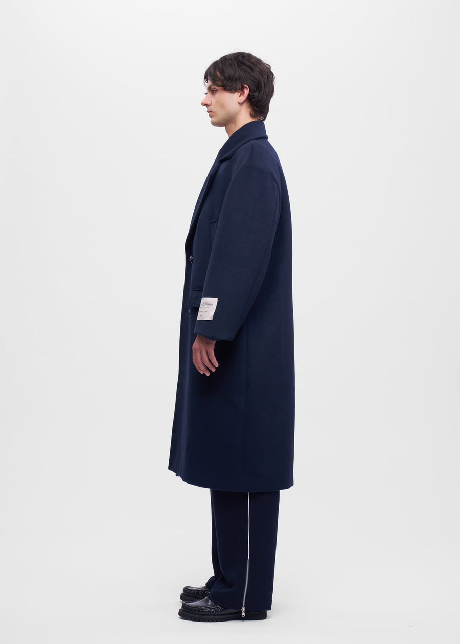 Structured Overcoat Midnight