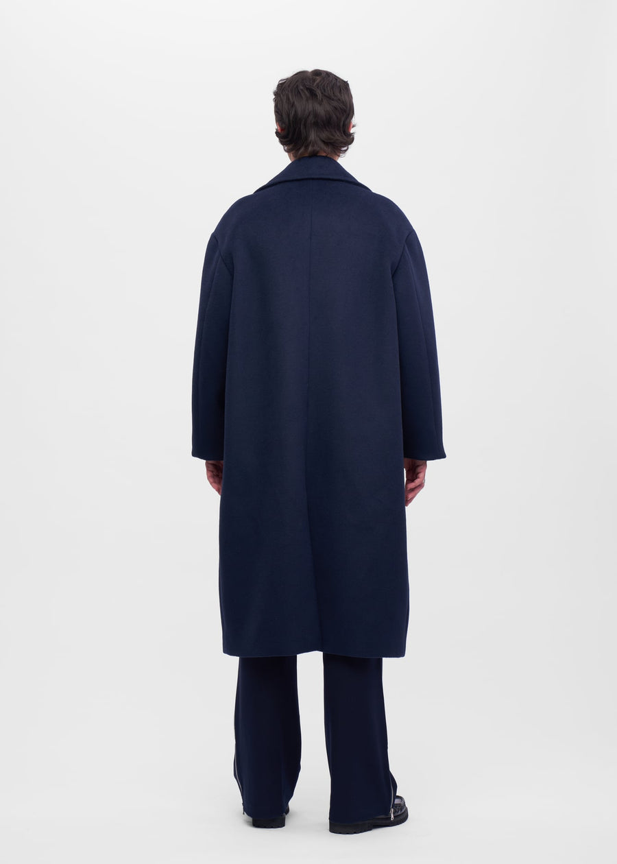 Structured Overcoat Midnight