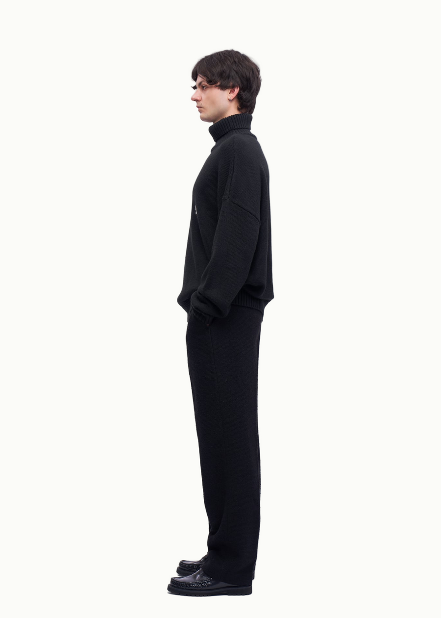 Signature Black Turtleneck