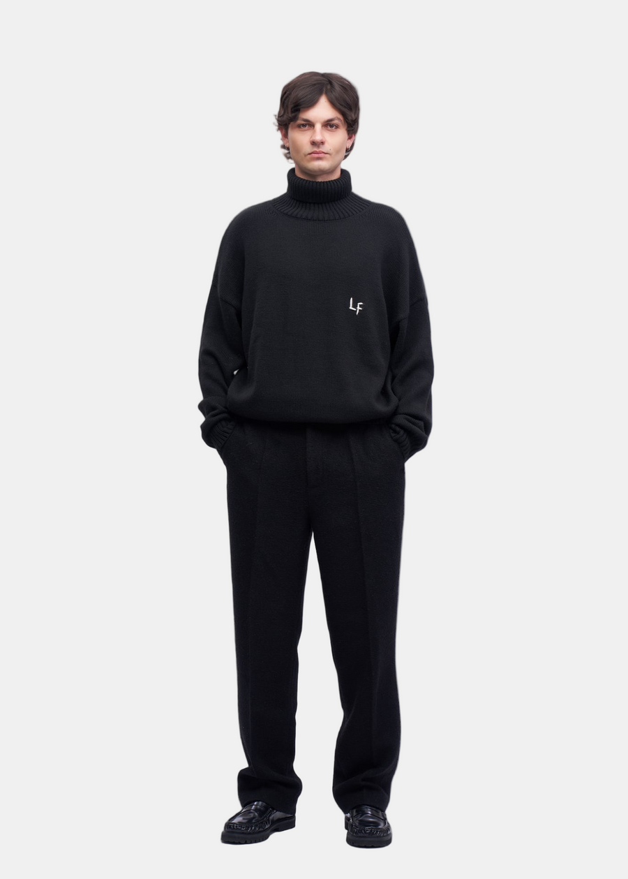 Signature Black Turtleneck