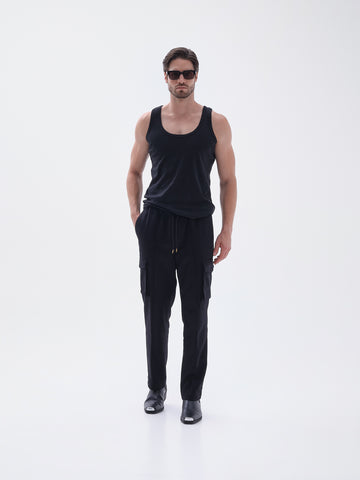 Black Cargo Pants