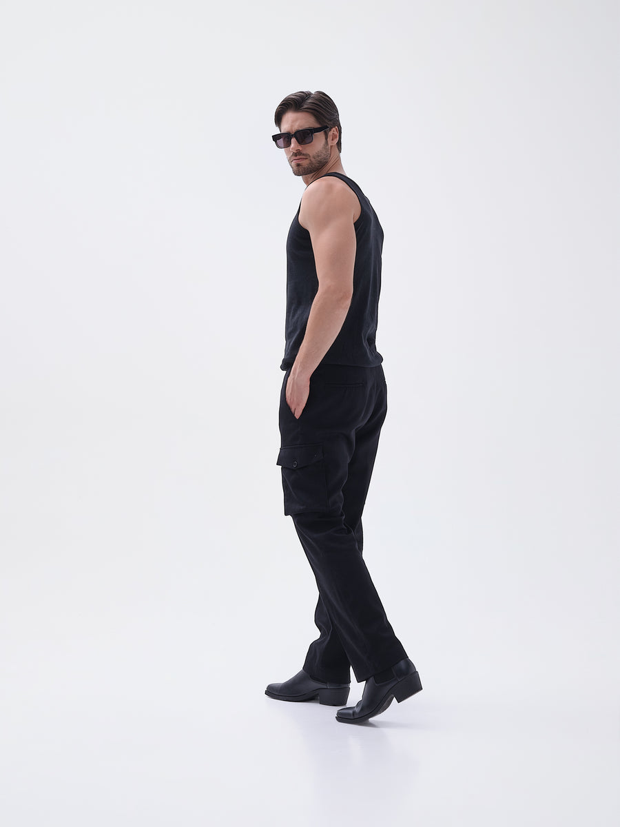 Black Cargo Pants