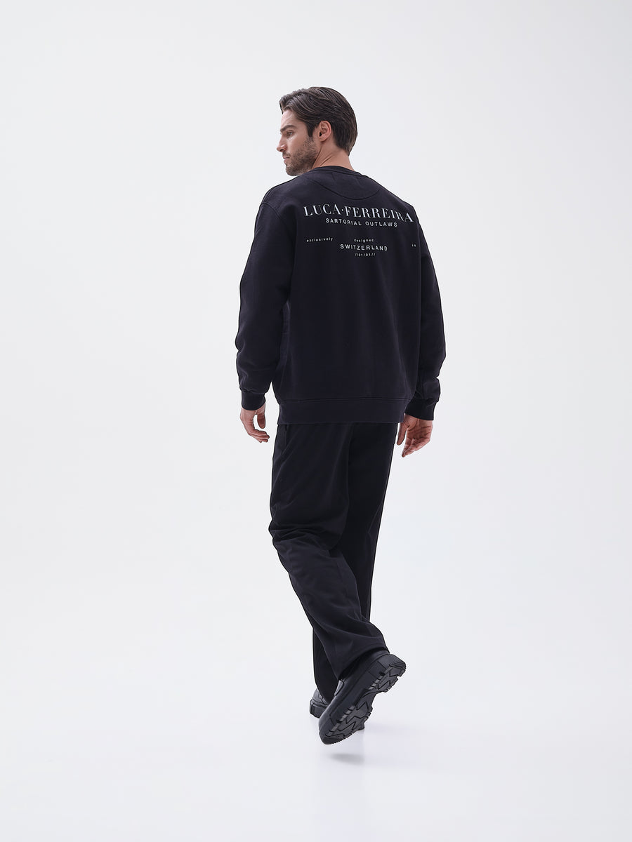L.F. Black Crewneck
