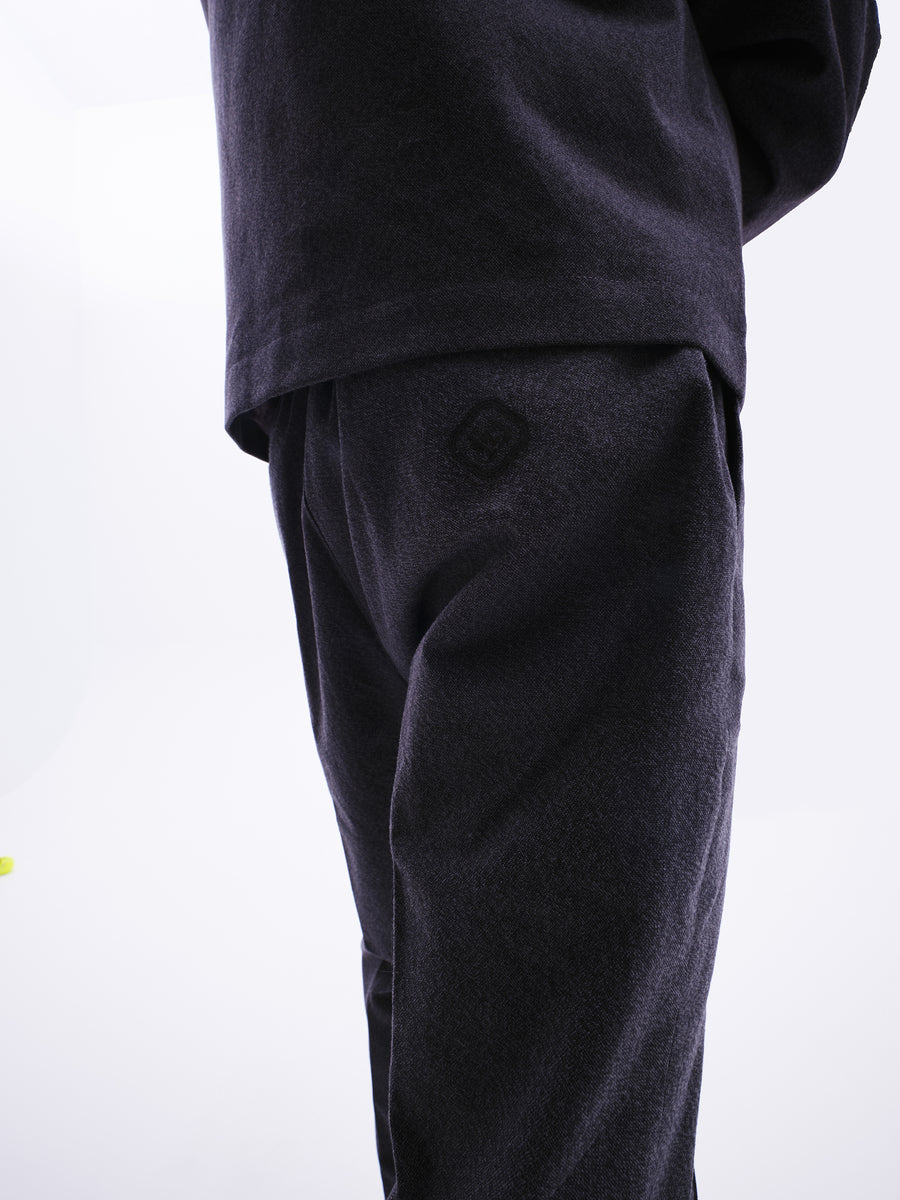 Anthracite Pleated Pants