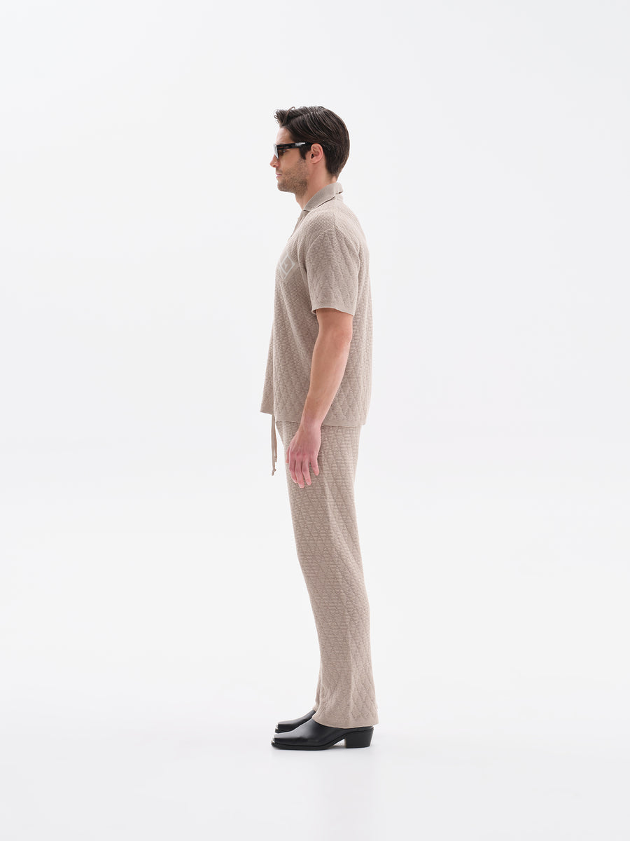 Waffle Beige Pants