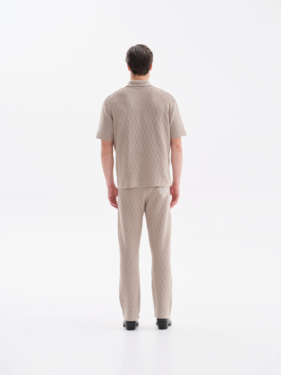 Waffle Beige Pants