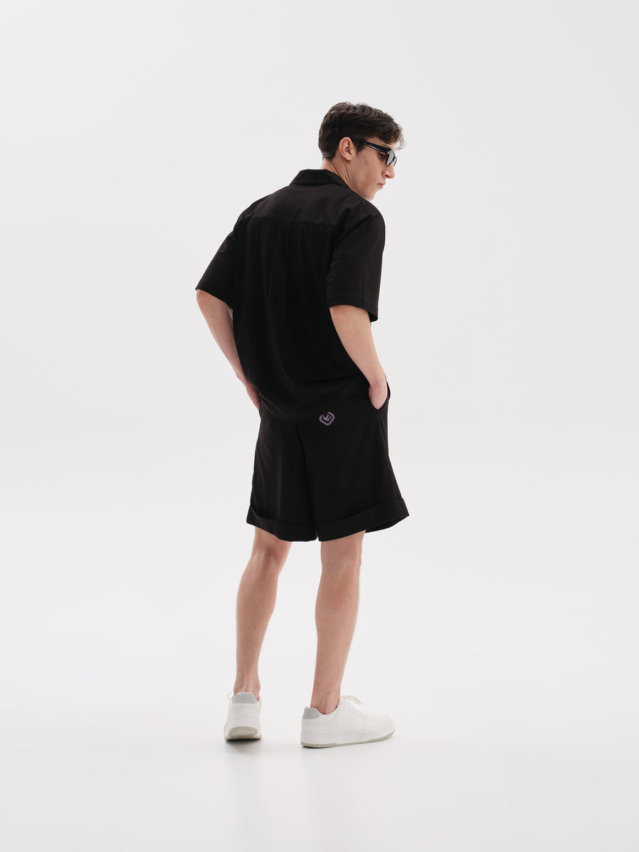 Island Black Shortsleeve Shirt