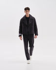 Anthracite Pleated Pants