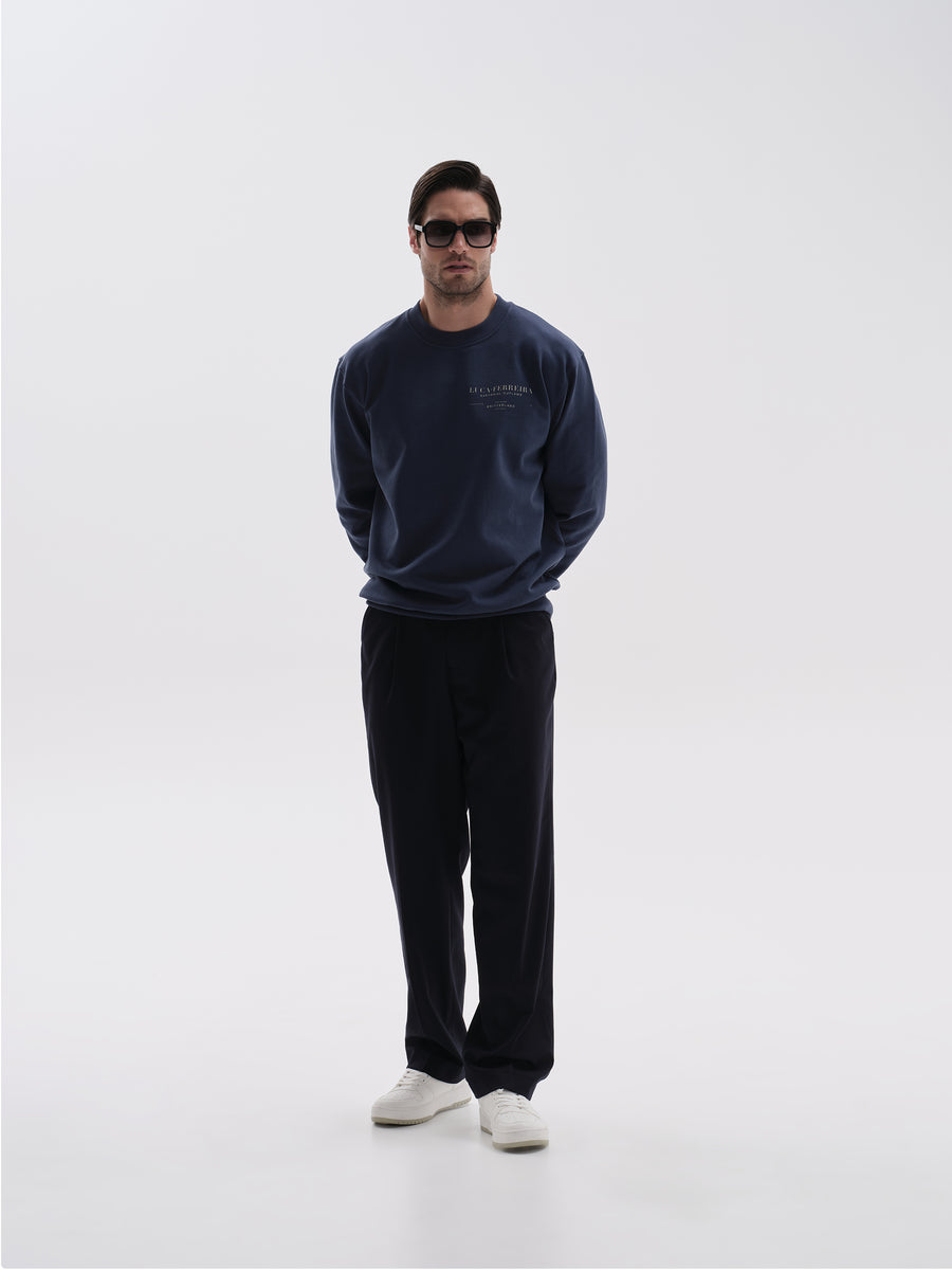 Blue LucaFerreira Crewneck