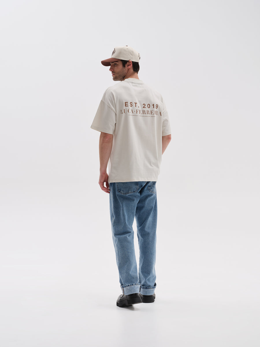 Est. 2019 Creme T-Shirt
