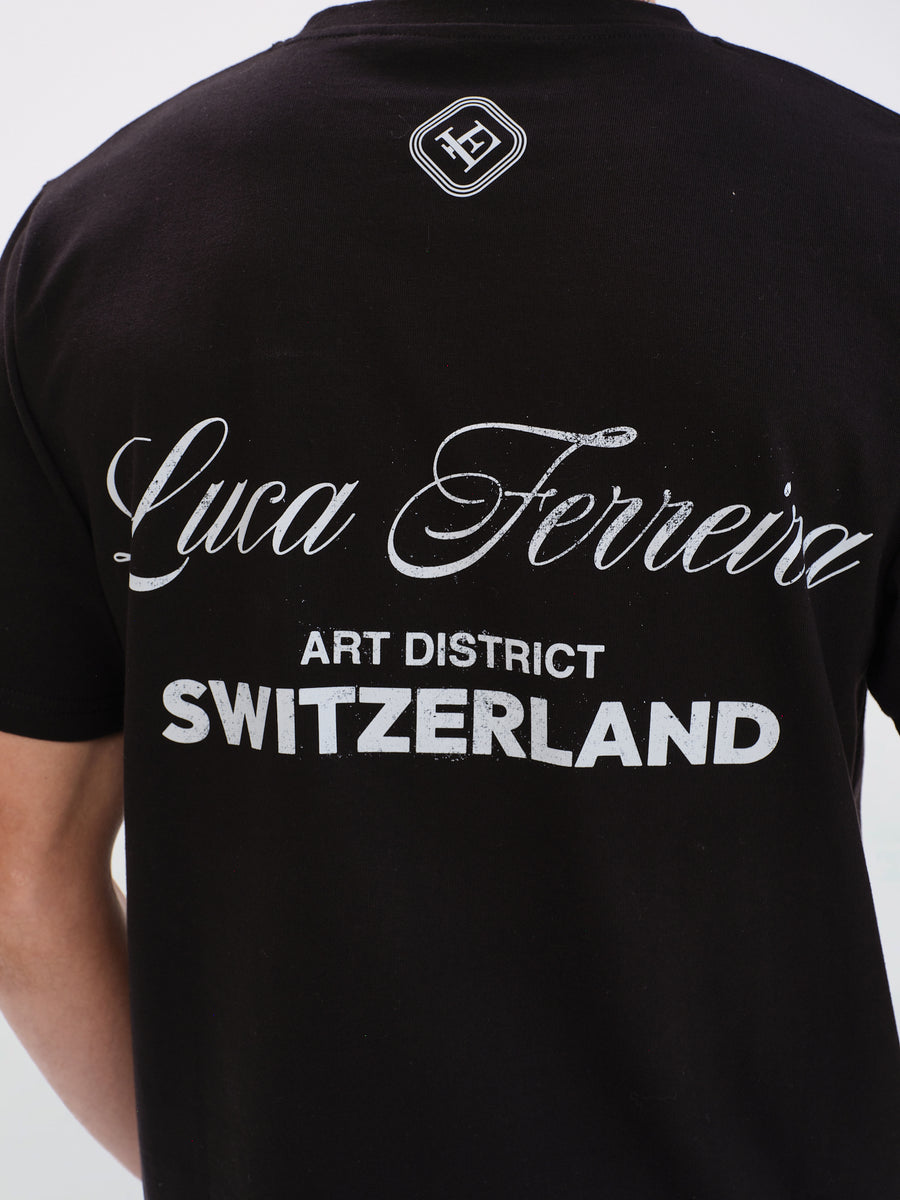 LF Blurred Black Tshirt