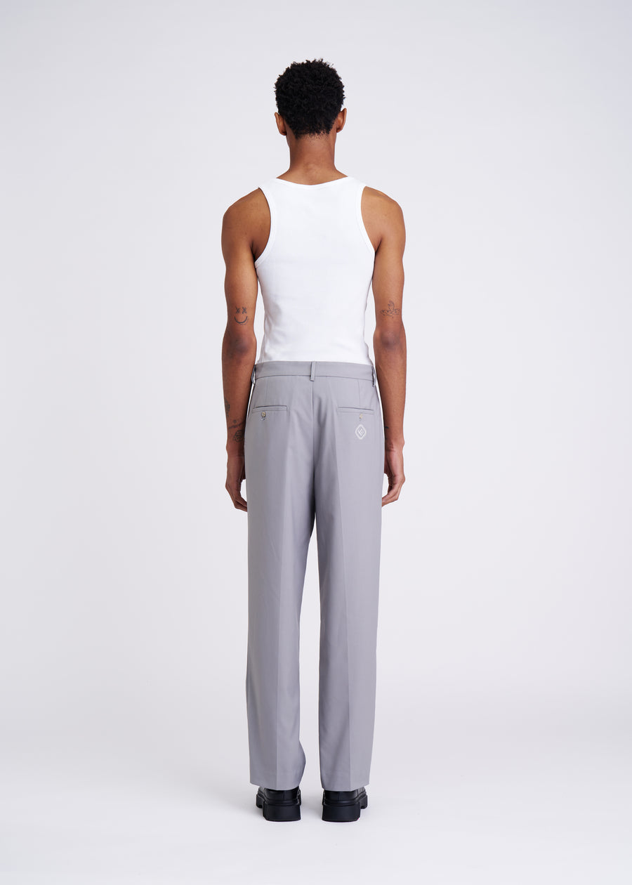 Gray Wide Pants