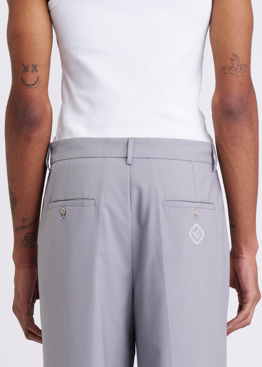 Gray Wide Pants