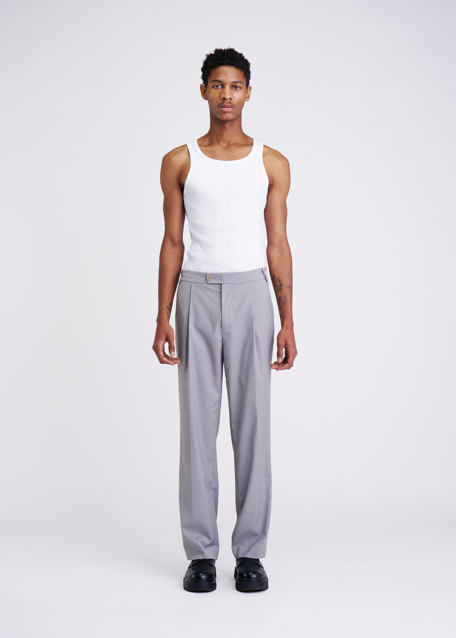Gray Wide Pants