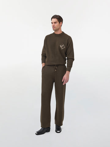 Monogramm Patch Crewneck