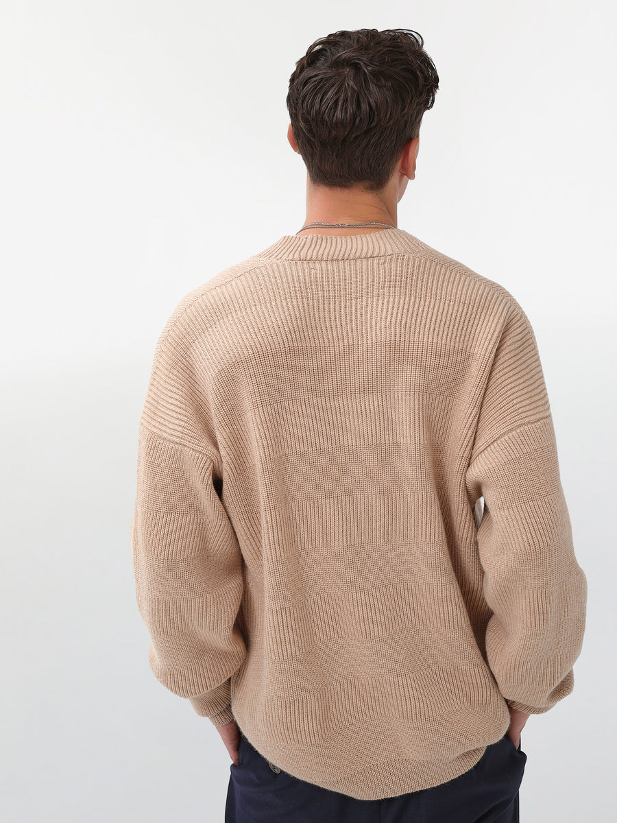 Knitted Loose Fit Cardigan