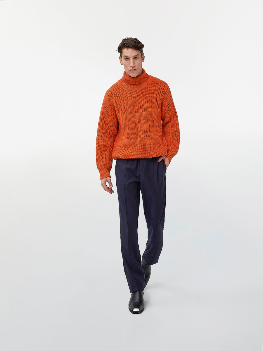 Turtleneck With Outstanding Logo