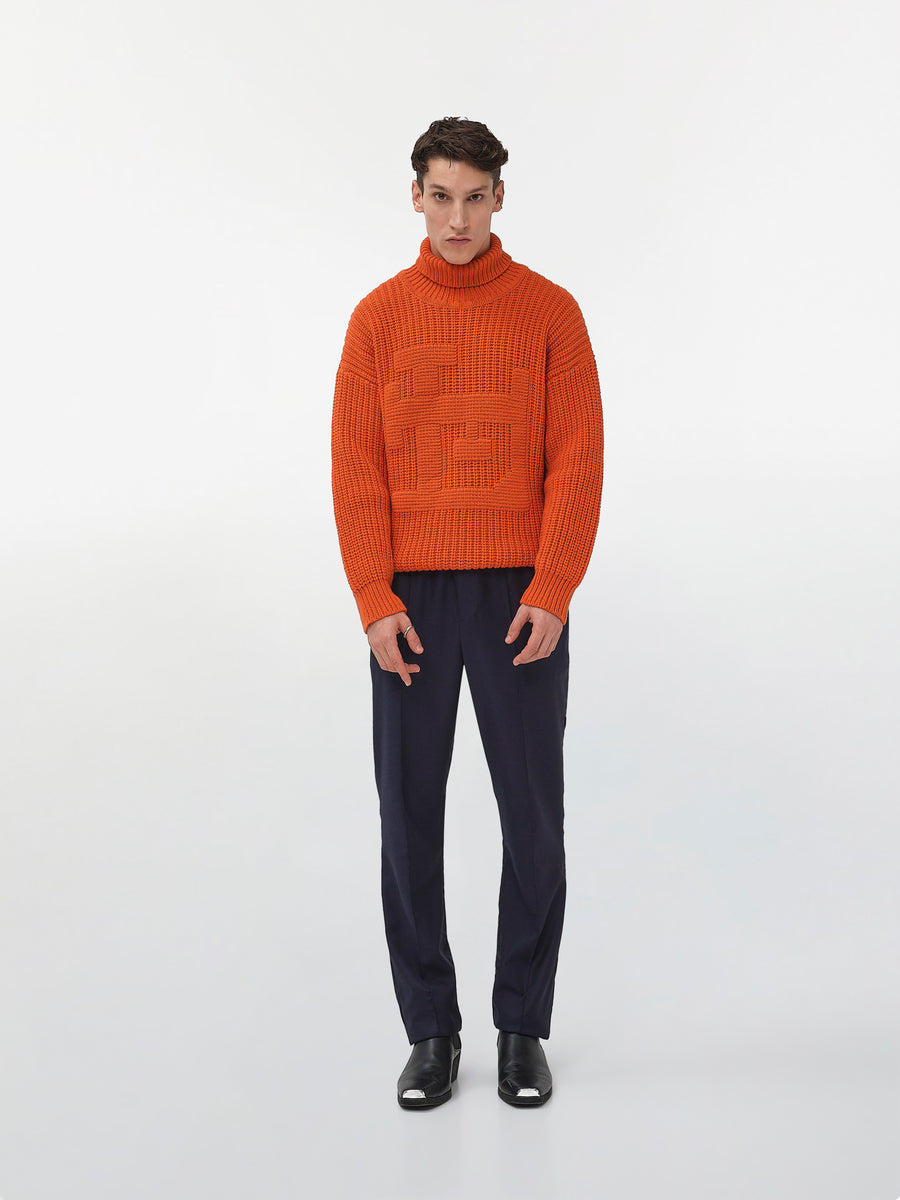 Turtleneck With Outstanding Logo
