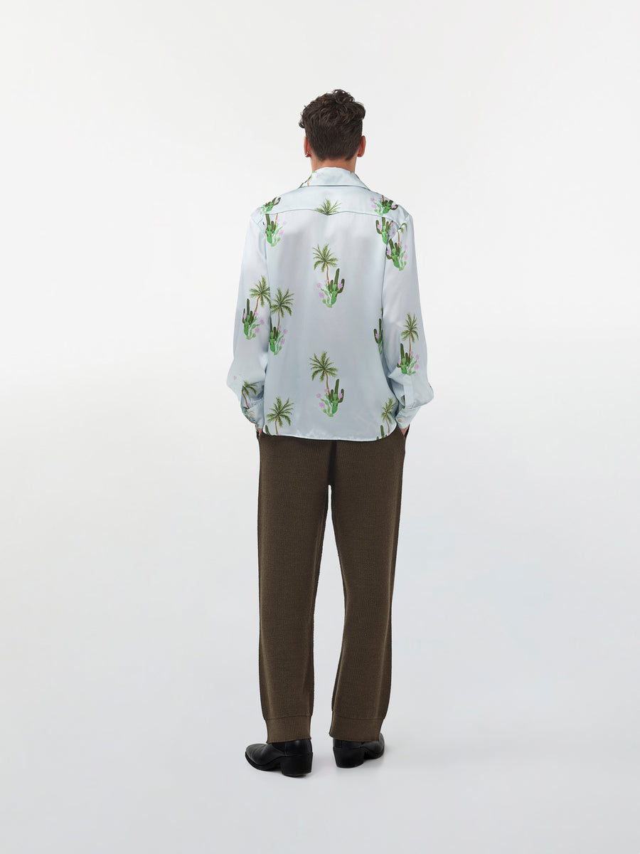 The Palm Silk Shirt