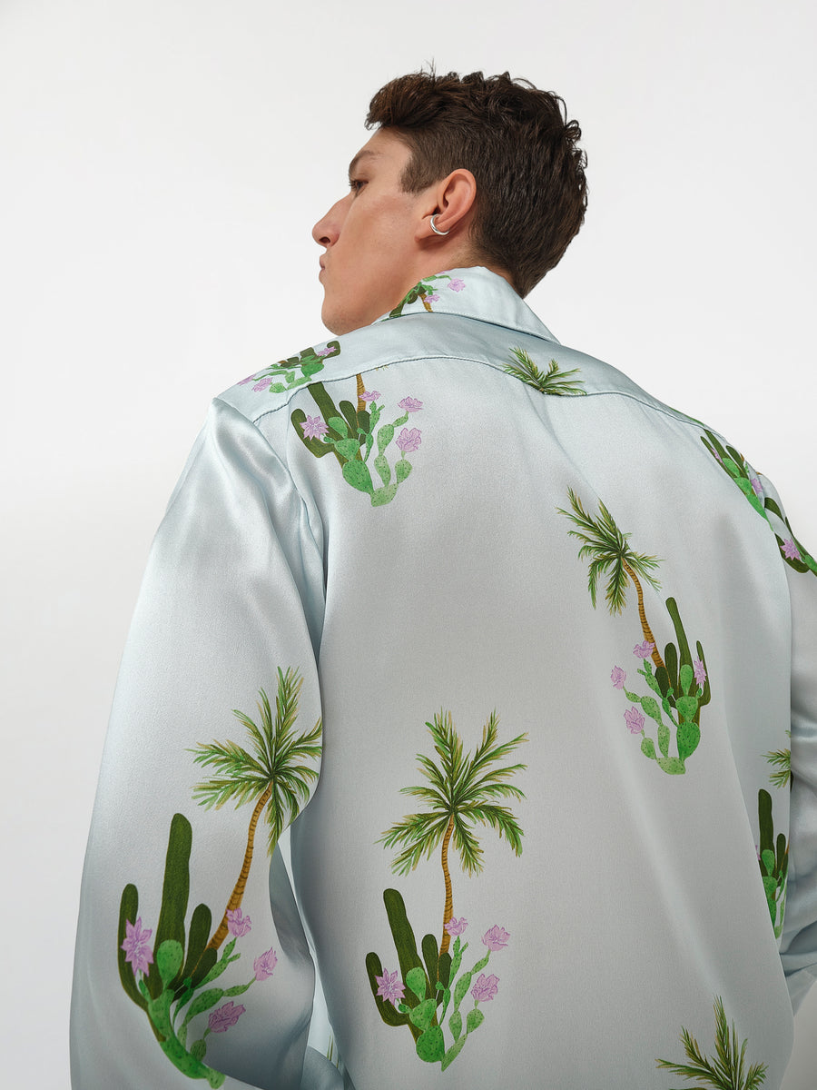 The Palm Silk Shirt