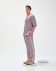 L.F. Lilac Silk Pants