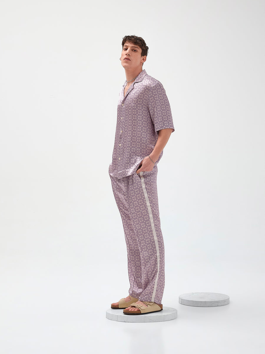 L.F. Lilac Silk Pants