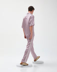 L.F. Lilac Silk Pants