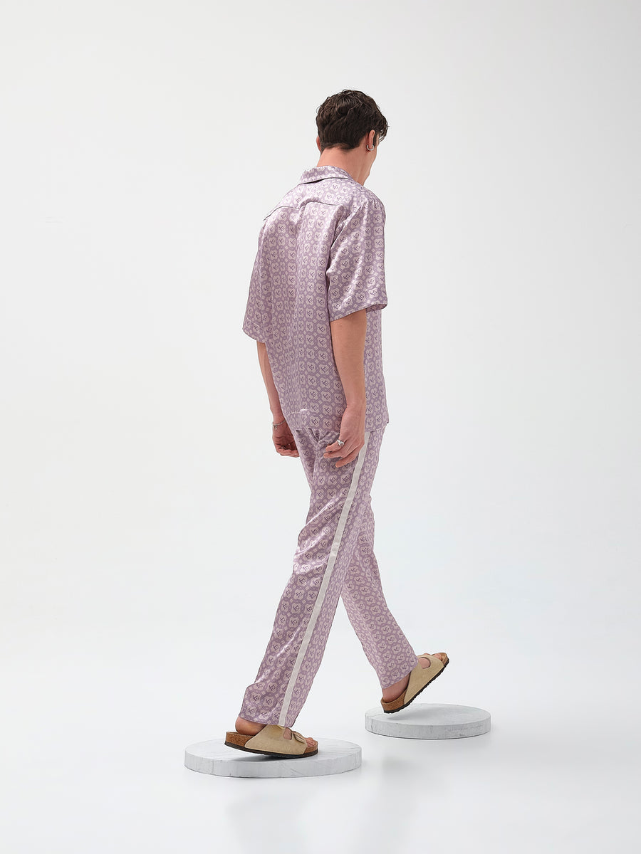 L.F. Lilac Silk Pants