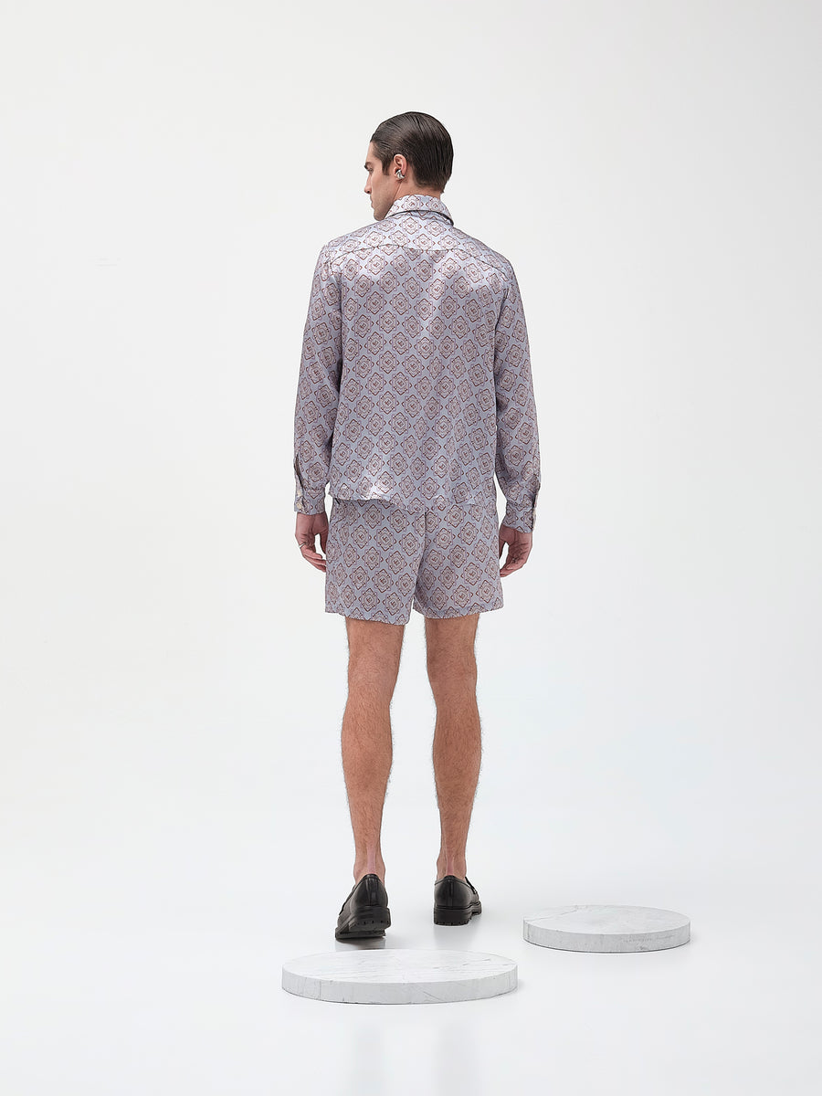 Ornament Silk Shorts